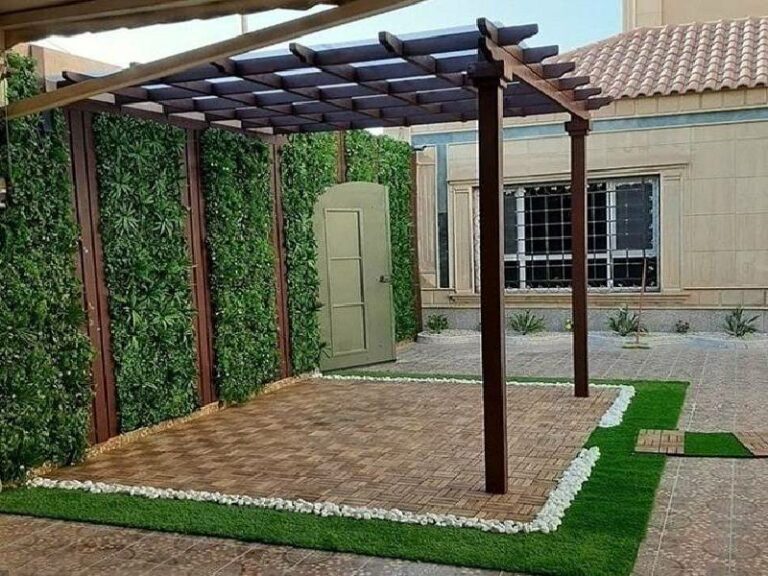 برجولات خشب مودرن