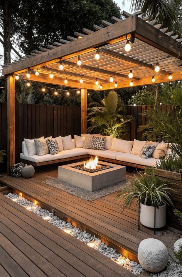 تصميم مظلات الحدائق