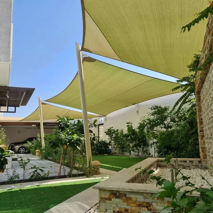 مظلات شد إنشائي الرياض