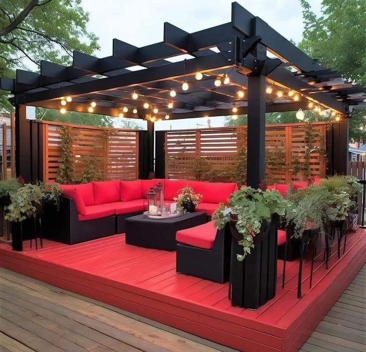 خطوات تركيب مظلة الحديقة